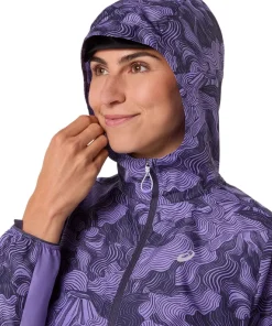 Asics Women's Fujitrail Packable Jacket Amethyst