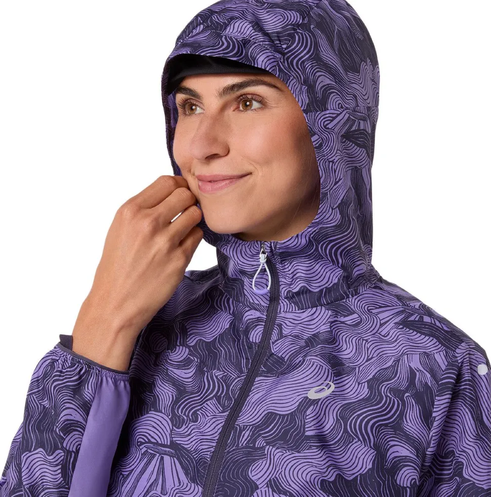 Asics Women's Fujitrail Packable Jacket Amethyst