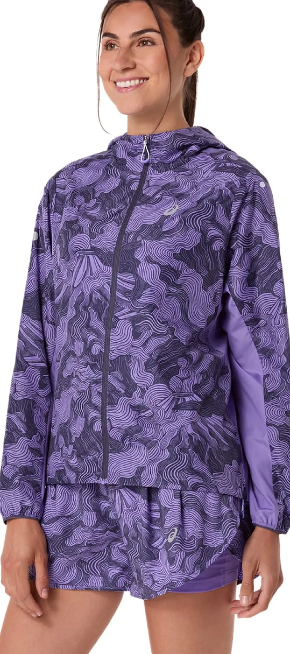 Asics Women's Fujitrail Packable Jacket Amethyst