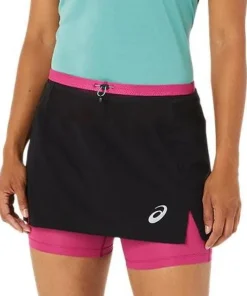 Asics Women's Fujitrail Skort Performance Black/Fuchsia Red