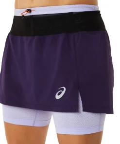 Asics Women's Fujitrail Skort Night Shade/Vapor