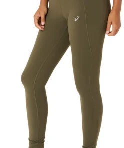 Asics Women's Nagino Run Adjustable Tight Dark Olive