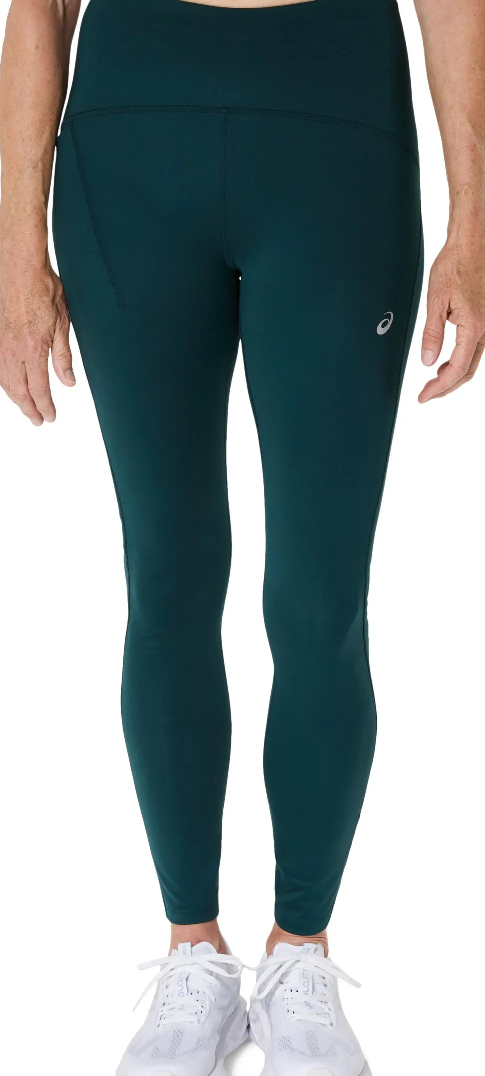Asics Women's Road High Waist Tight Saxon Green