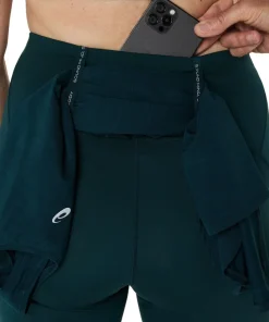 Asics Women's Road High Waist Tight Saxon Green