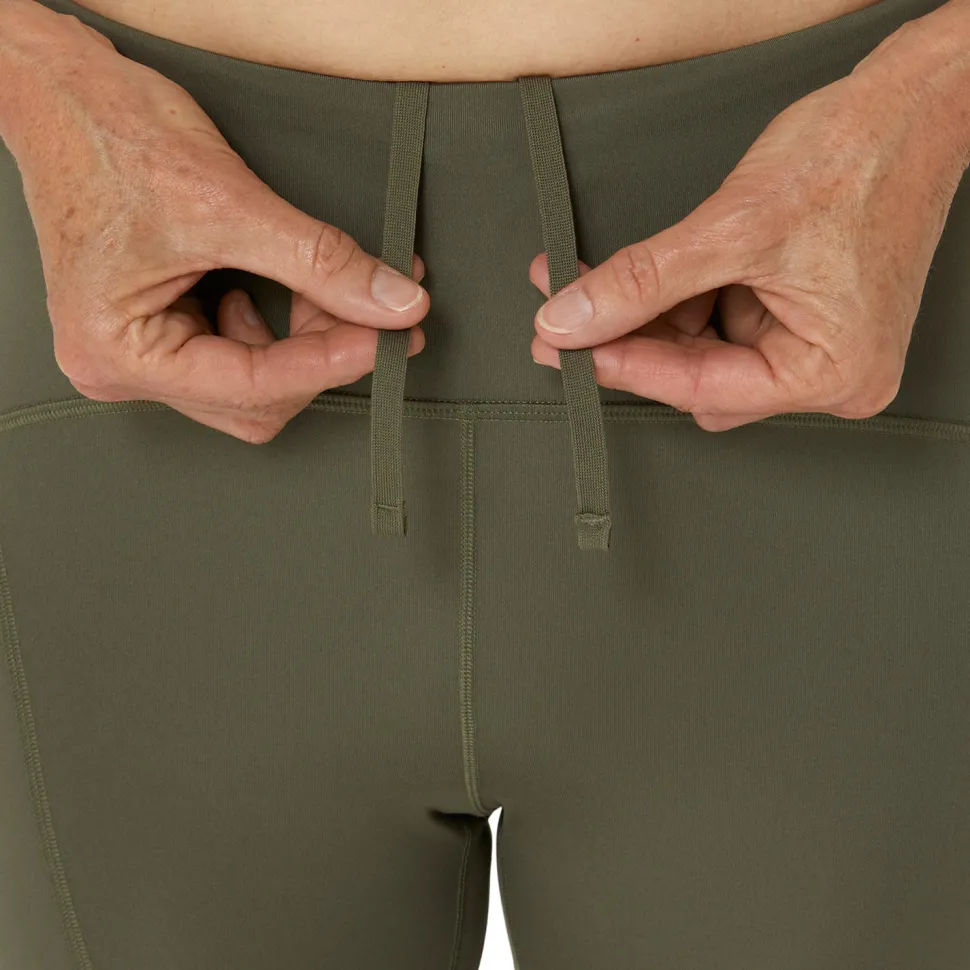 Asics Women's Road High Waist Tight Mantle Green