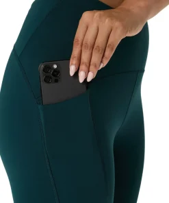 Asics Women's Road High Waist Capri Tight Saxon Green