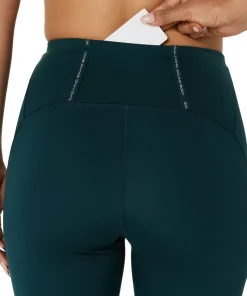 Asics Women's Road High Waist Capri Tight Saxon Green