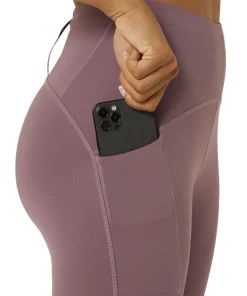 Asics Women's Road High Waist Capri Tight Dusty Mauve