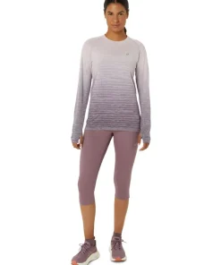 Asics Women's Road High Waist Capri Tight Dusty Mauve