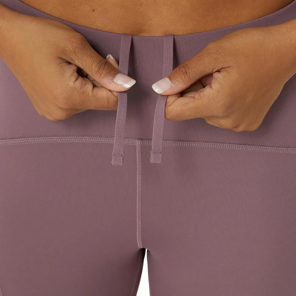Asics Women's Road High Waist Capri Tight Dusty Mauve