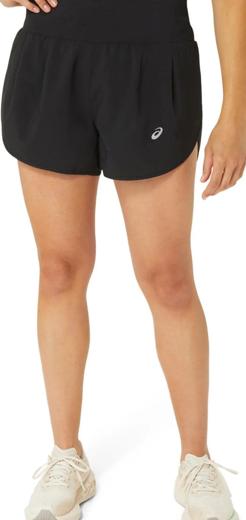 Asics Women's Road 3.5in Short Performance Black