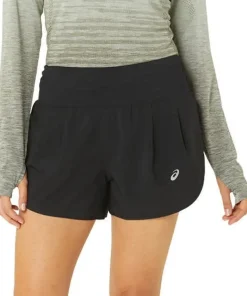 Asics Women's Road 3.5in Short Performance Black