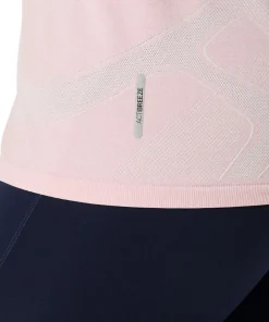 Asics Women's Road Seamless Short Sleeve Top Morganite/Crystal Pink