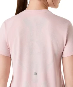 Asics Women's Road Seamless Short Sleeve Top Morganite/Crystal Pink