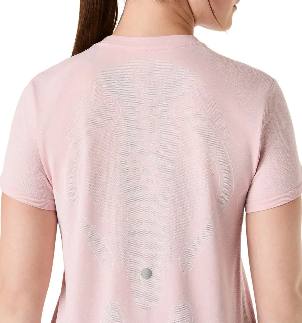 Asics Women's Road Seamless Short Sleeve Top Morganite/Crystal Pink