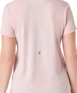 Asics Women's Road Seamless Short Sleeve Top Morganite/Crystal Pink