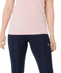 Asics Women's Road Seamless Short Sleeve Top Morganite/Crystal Pink