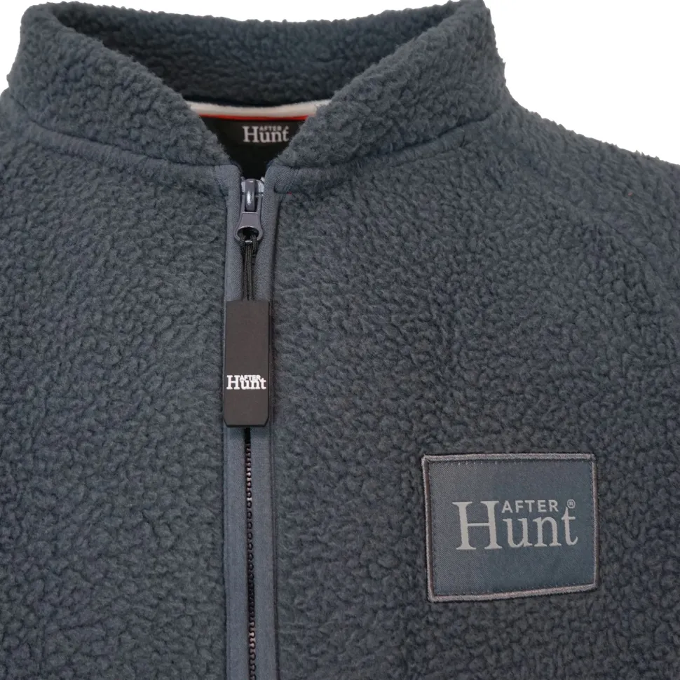 Avignon Unisex AFTER Hunt Fleece Jacket Dark Grey