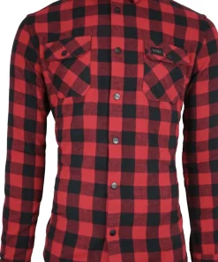 Avignon Unisex AFTER Hunt Flannel Shirt Red/Black