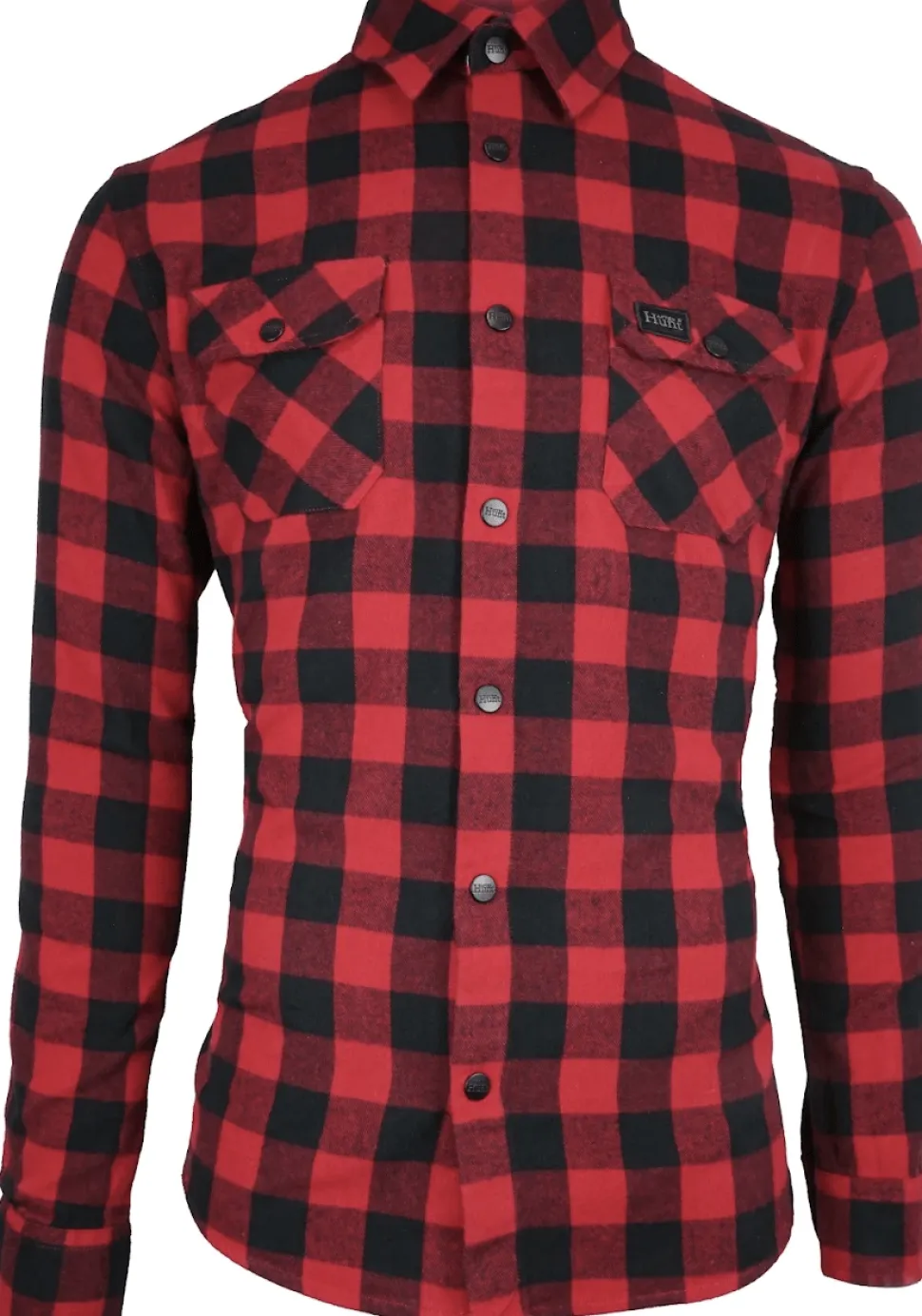 Avignon Unisex AFTER Hunt Flannel Shirt Red/Black