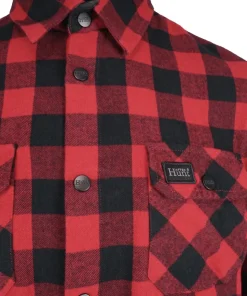 Avignon Unisex AFTER Hunt Flannel Shirt Red/Black