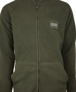 Avignon Unisex AFTER Hunt Fleece Jacket Basic Green
