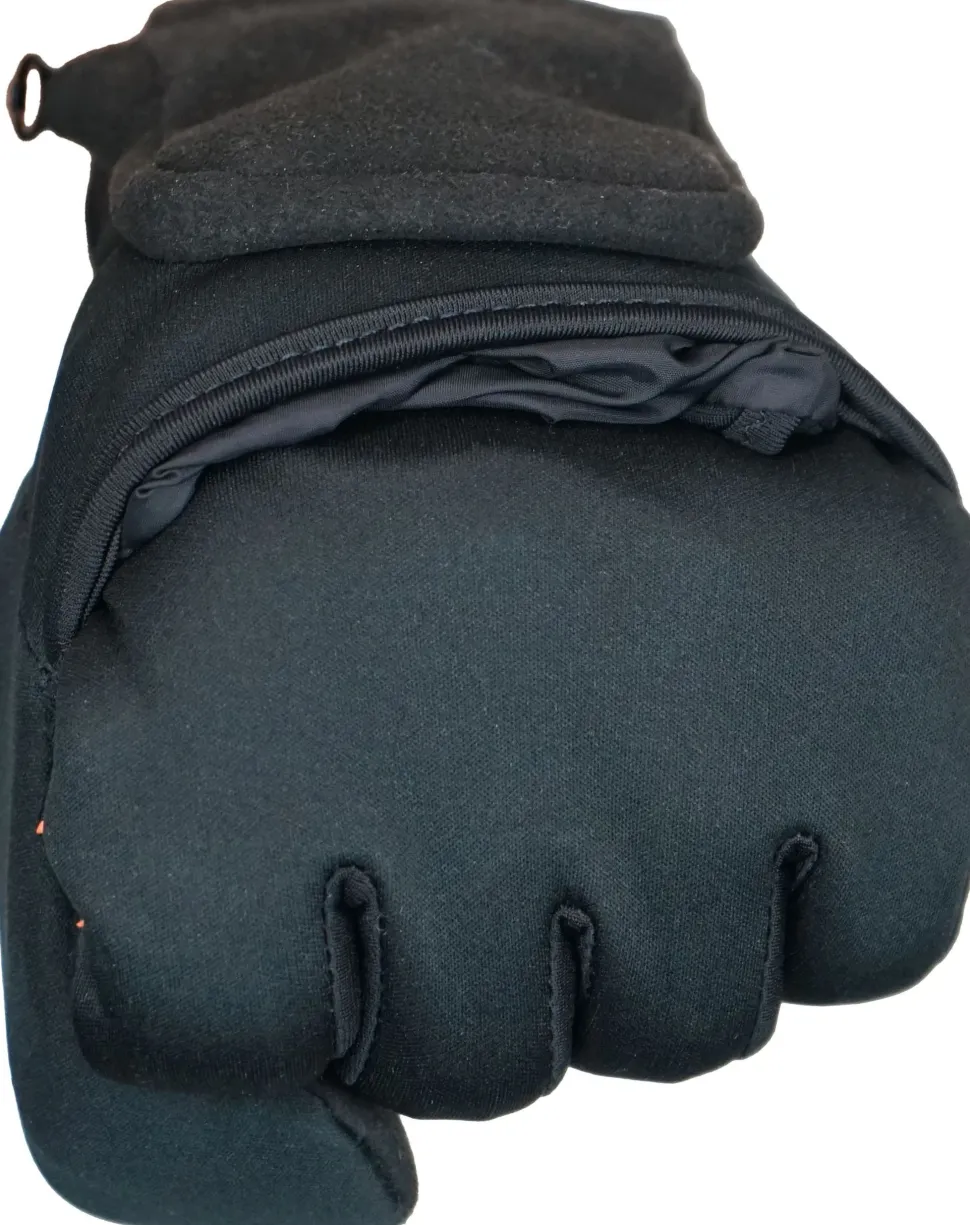 Avignon Unisex HEAT FlexDuo - Thin Heatglove Basic Black