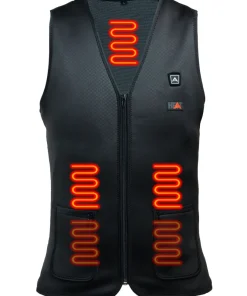 Avignon Unisex HEAT SecondSkin - Thin Heated Vest Basic Black
