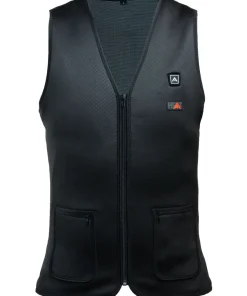 Avignon Unisex HEAT SecondSkin - Thin Heated Vest Basic Black