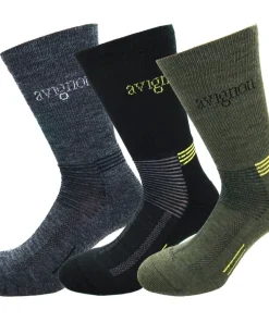Avignon Unisex Terry Wool 3-Pack Multicolour