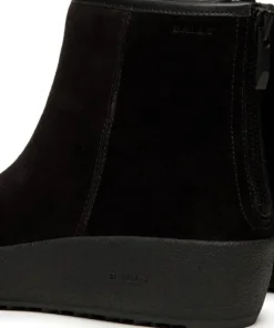 Bally Women's Guard Iii L Suede Calf Black