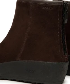Bally Women's Guard Iii L Suede Calf Ebano