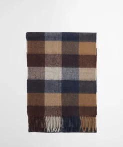 Barbour Barbour Lambswool Tattersall Scarf Midnight Oak