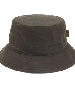 Barbour Unisex Wax Sports Hat Dark Olive