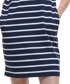 Barbour Women's Barbour Otterburn Stripe Dress Navy