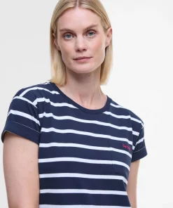 Barbour Women's Barbour Otterburn Stripe Dress Navy