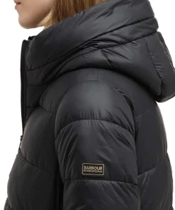 Barbour Women's B.Intl Longline Olivios Puffer JacketWomen's B.Intl Longline Olivios Puffer Jacket Black