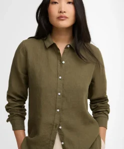 Barbour Women's Marine Shirt Dusky Khaki