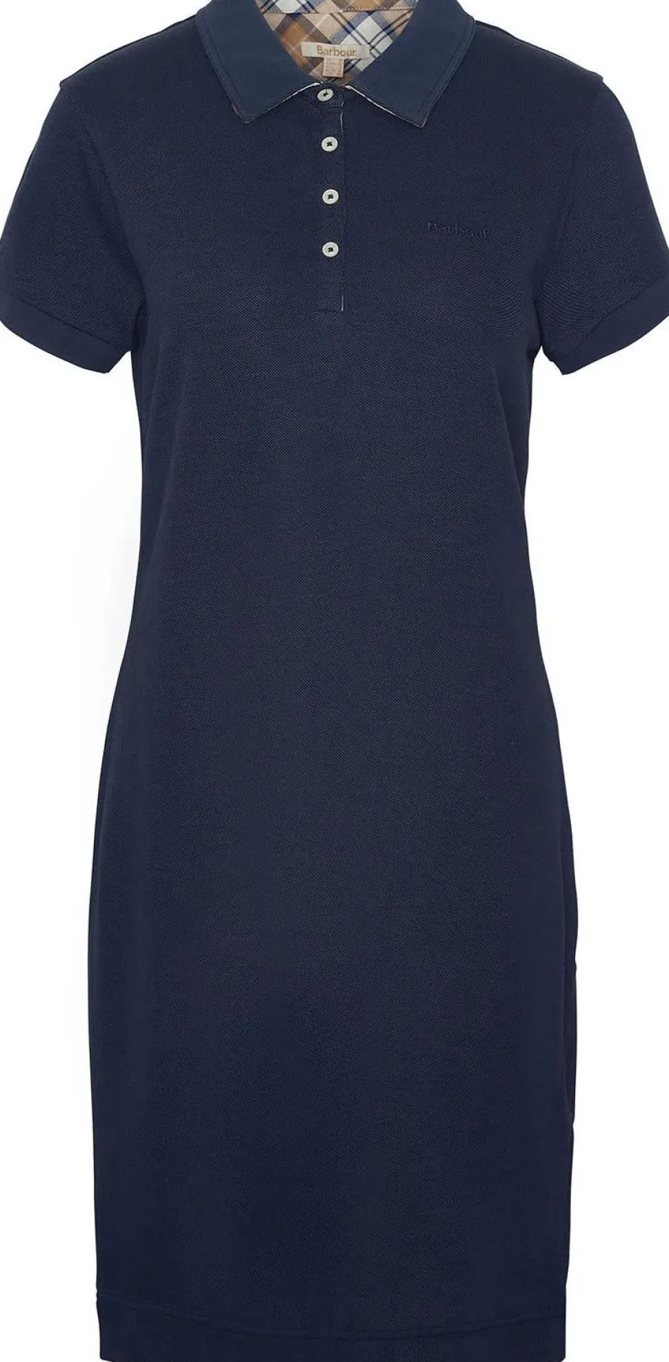 Barbour Women's Polo Dress Navy/Primrose Hessian