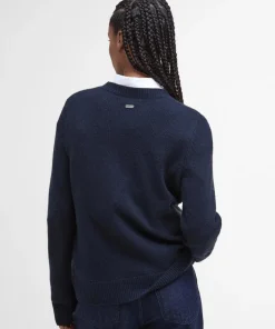 Barbour Women's Woodhouse Knitted Jumper Navy