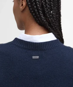 Barbour Women's Woodhouse Knitted Jumper Navy