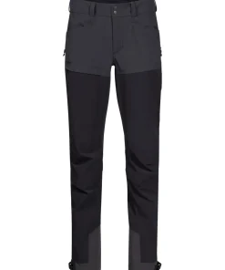 Bergans Women's Bekkely Hybrid Pant Black/Solid Charcoal