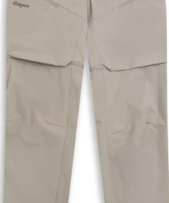 Bergans Women's Convertible Zip-Off Softshell Pants Rock Taupe