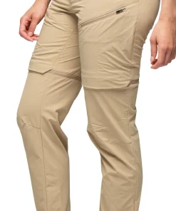 Bergans Women's Convertible Zip-Off Softshell Pants Warm Sand