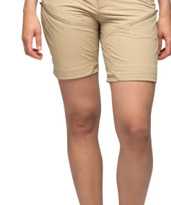 Bergans Women's Convertible Zip-Off Softshell Pants Warm Sand