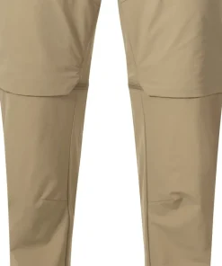 Bergans Women's Convertible Zip-Off Softshell Pants Warm Sand