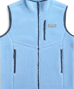 Bergans Women's Lunnan Pile Fleece Vest Cool Blue