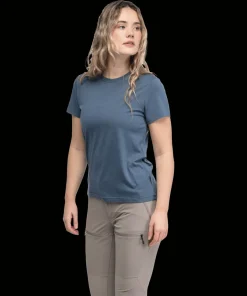 Bergans Women's Merino Light Tee Granite Blue