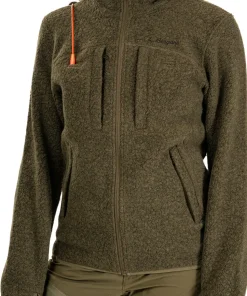 Bergans Women's Myrull Outdoor Jacket Dark Green Mud