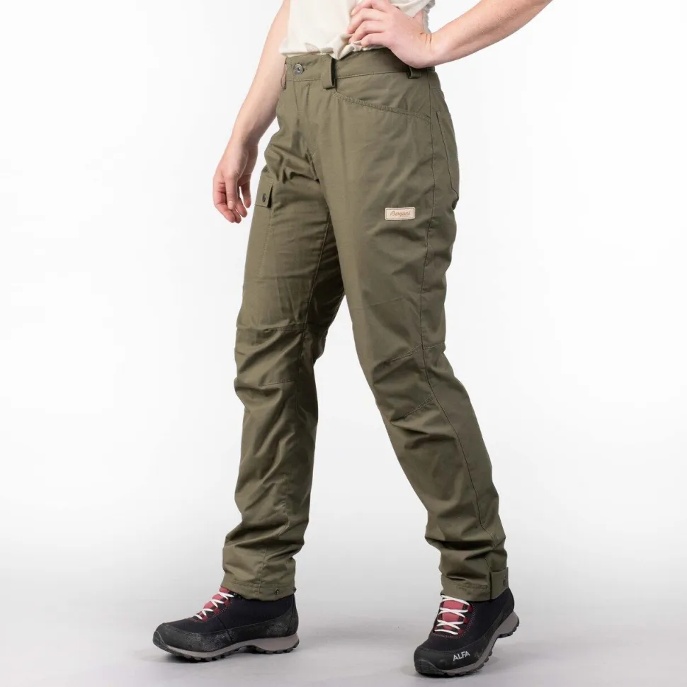 Bergans Women's Nordmarka Leaf Light Pants Green Mud